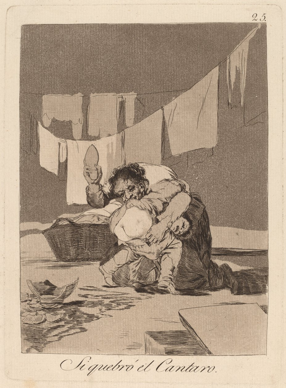 Pokud rozbiju hrnec (Ano, rozbil jsem hrnec) od Francisco de Goya