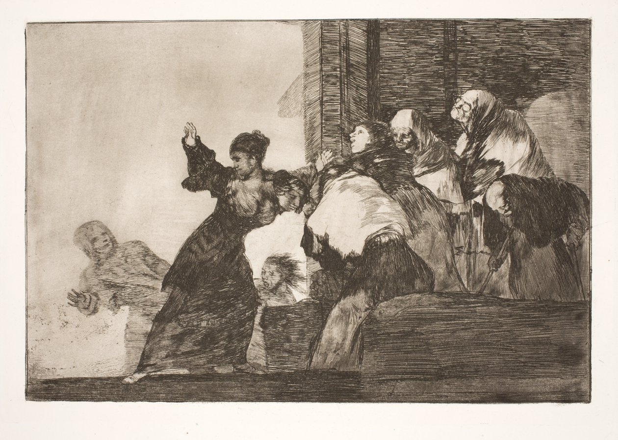 Measly Folly (dvě hlavy jsou lepší než jedna) od Francisco de Goya