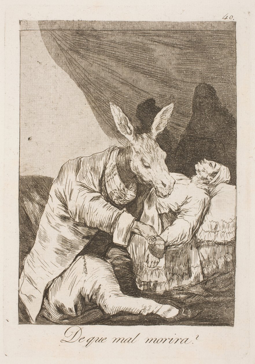 Zabíjí ho lékař nebo nemoc? od Francisco de Goya