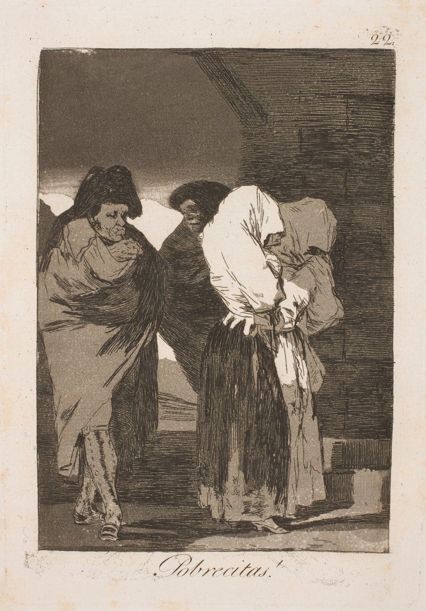 Chudáci dívky od Francisco de Goya