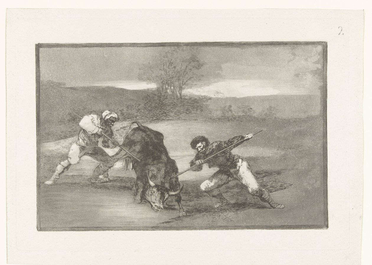 Lov na býka pěšky Otro modo de cazar á pie Býčí zápasy (název seriálu) La Tauromaquia (název série) od Francisco de Goya