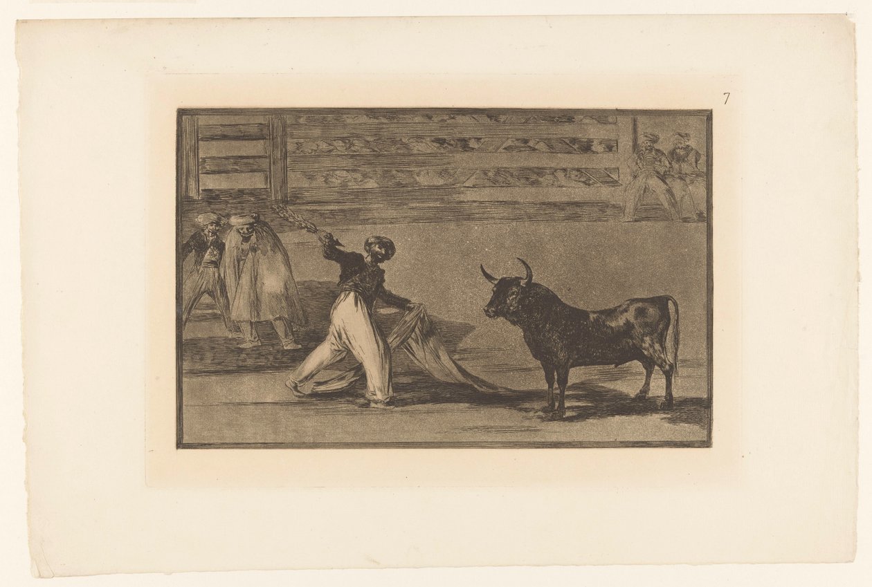 Stierenvechter se setkal s banderillou Původ harpun nebo banderil Stierengevechten (název série) La Taureamachie (název série) Býčí zápasy (název seriálu) od Francisco de Goya