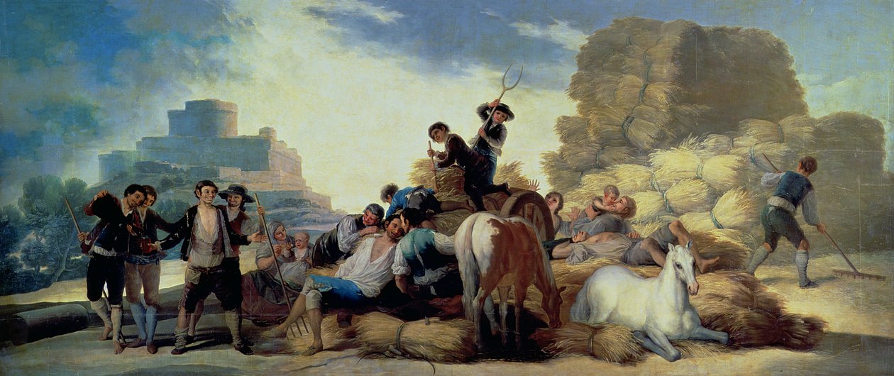 Léto aneb Sklizeň od Francisco de Goya