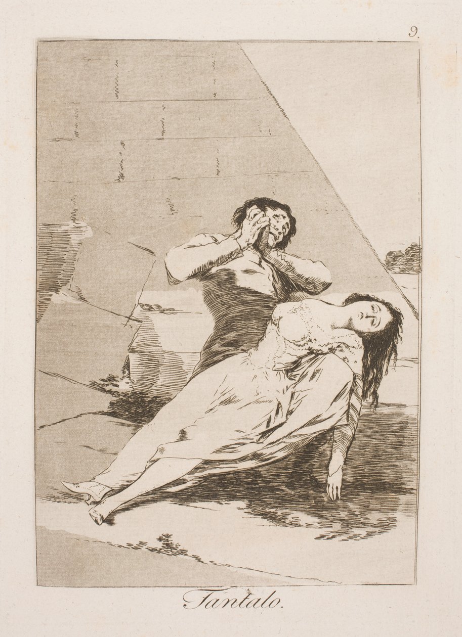 Tantalus od Francisco de Goya