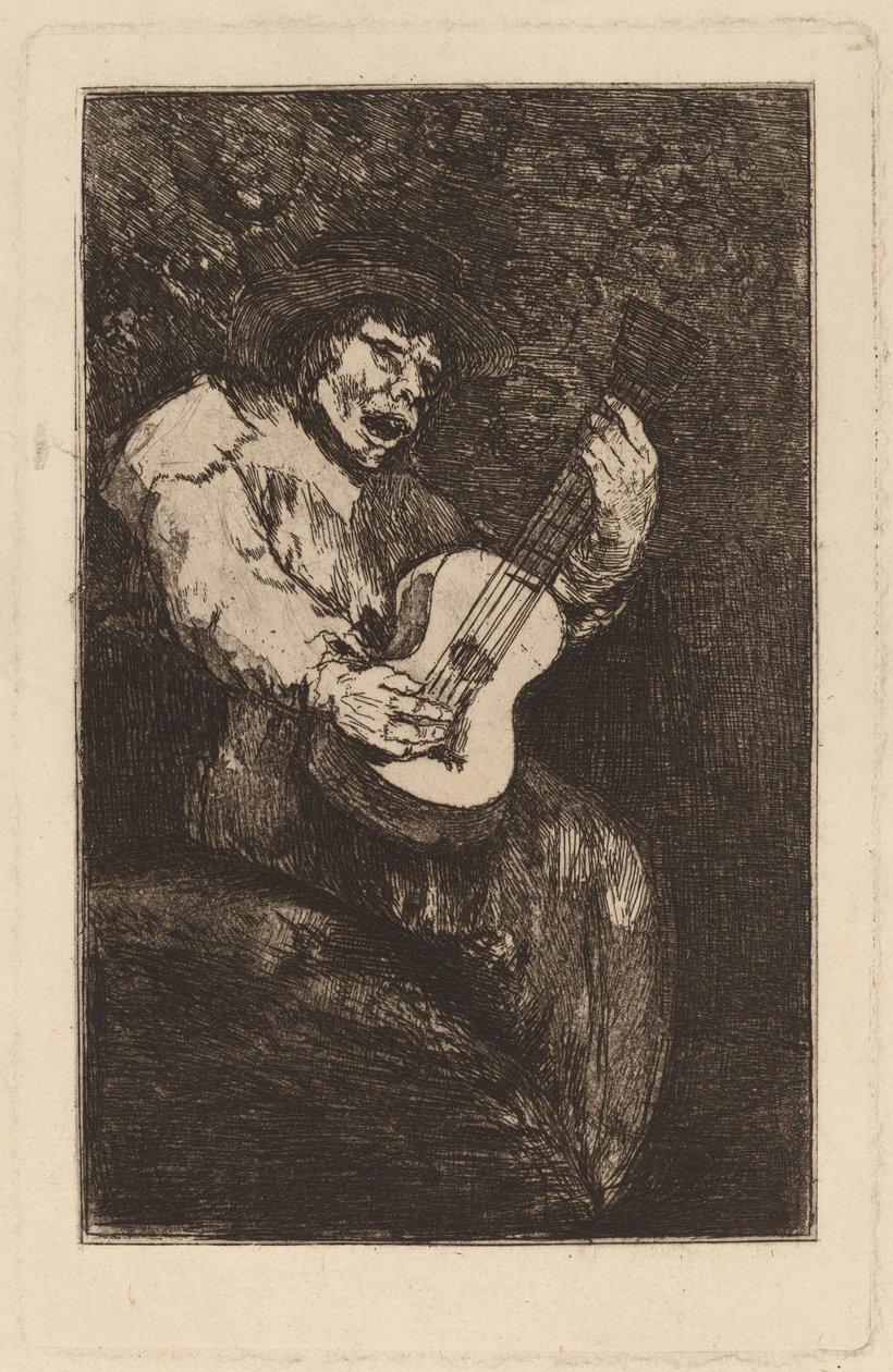 Slepý zpěvák od Francisco de Goya
