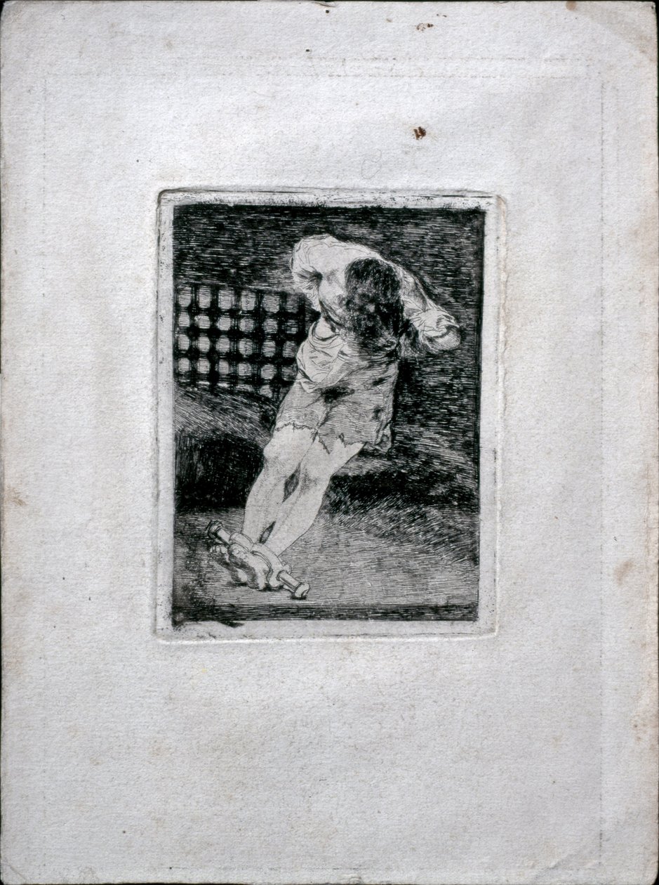 Vazba zločince nevyžaduje mučení, c. 1810 od Francisco de Goya