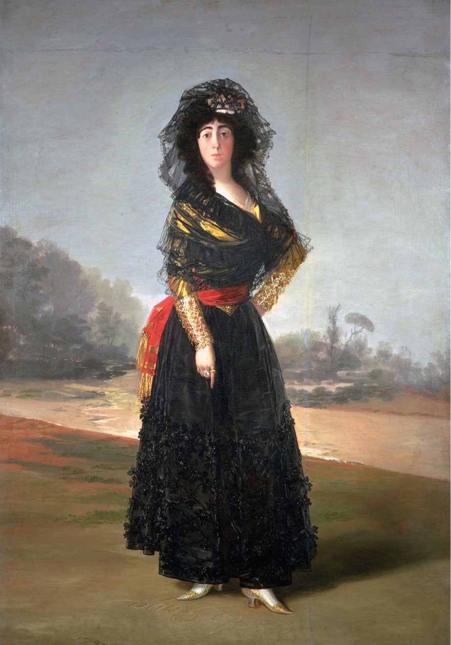 vévodkyně z Alby od Francisco de Goya