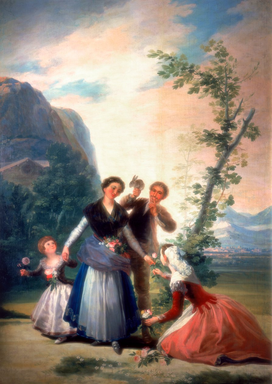 Květinářství nebo jaro, 1786 od Francisco de Goya