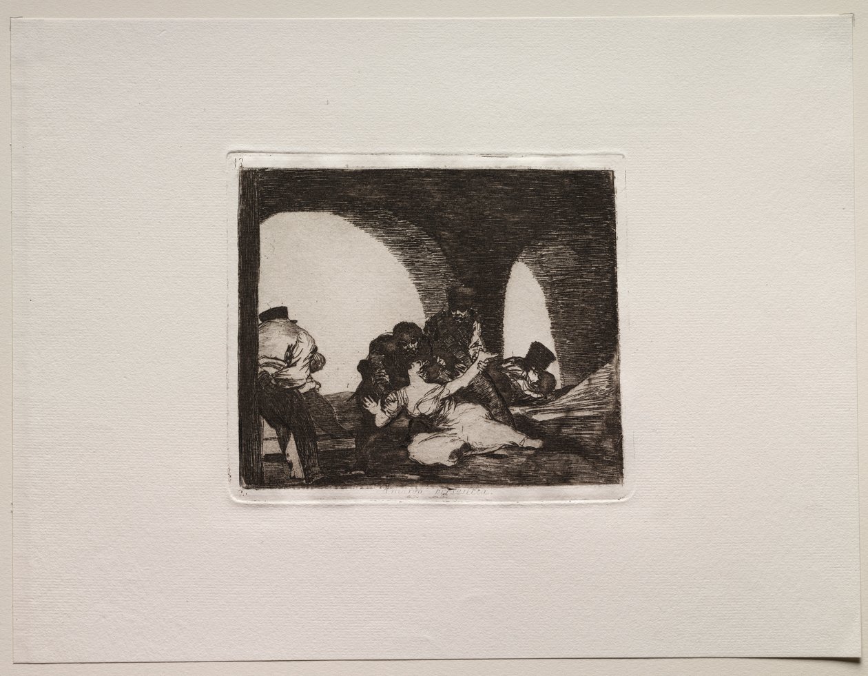 The Horrors of War: Bitter to be Present od Francisco de Goya