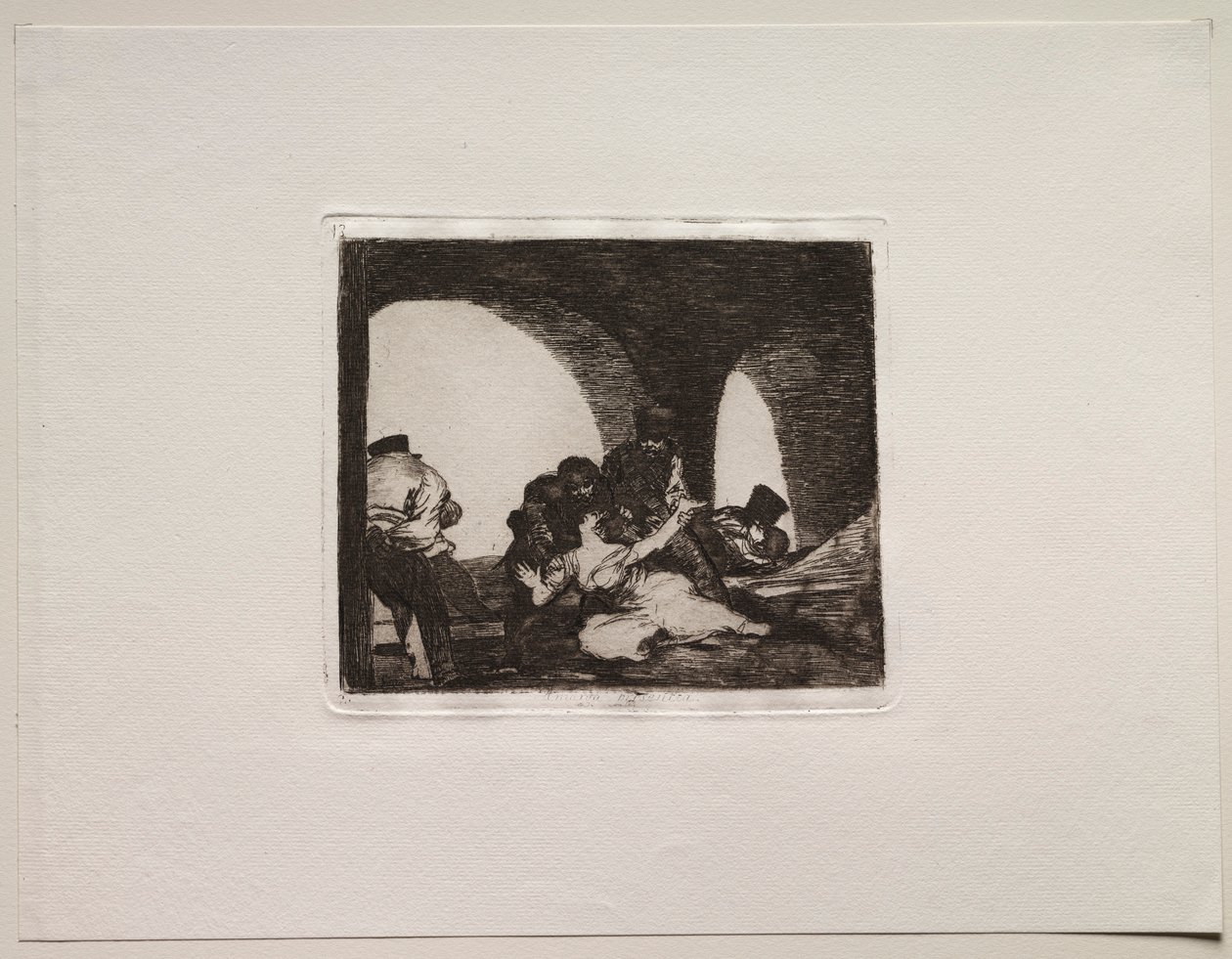 The Horrors of War: Bitter to be Present. od Francisco de Goya