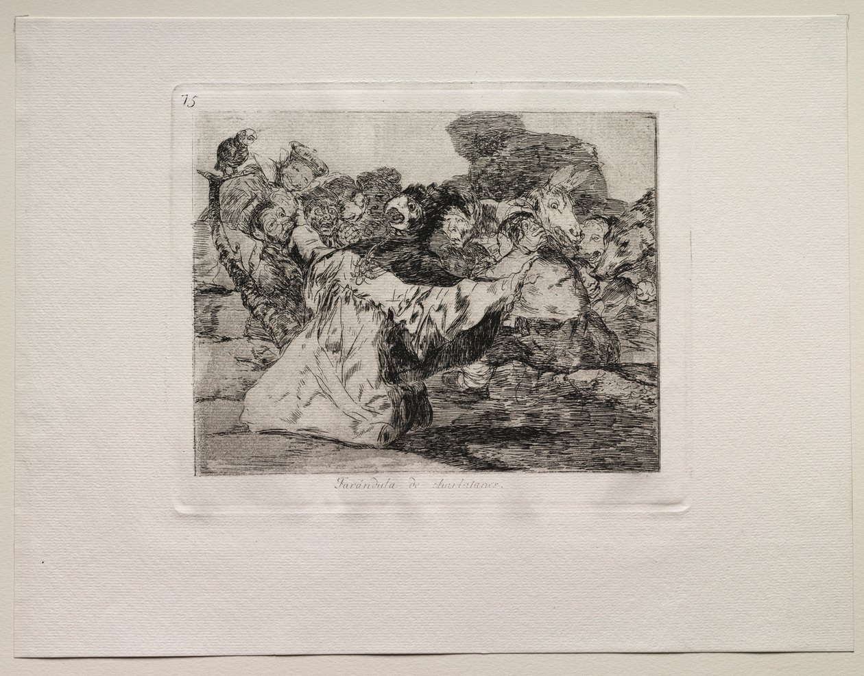 The Horrors of War: Charlatans Show. od Francisco de Goya