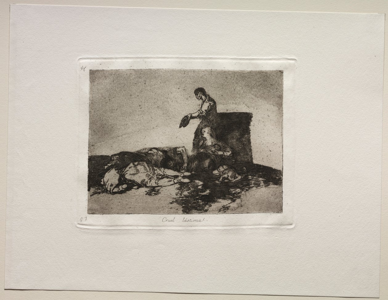 The Horrors of War: Cruel Tale of Woe. od Francisco de Goya