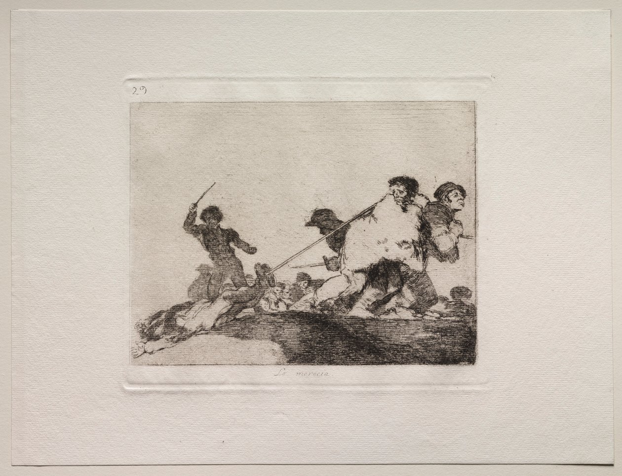 The Horrors of War: Zasloužil si to. od Francisco de Goya