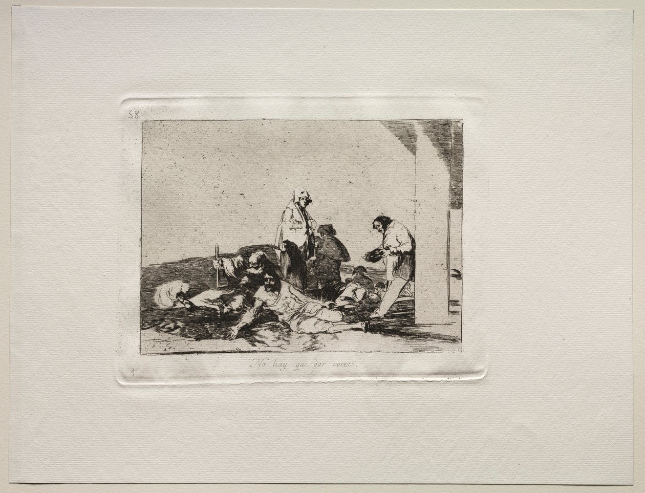 The Horrors of War: Its No Use Crying Out. od Francisco de Goya