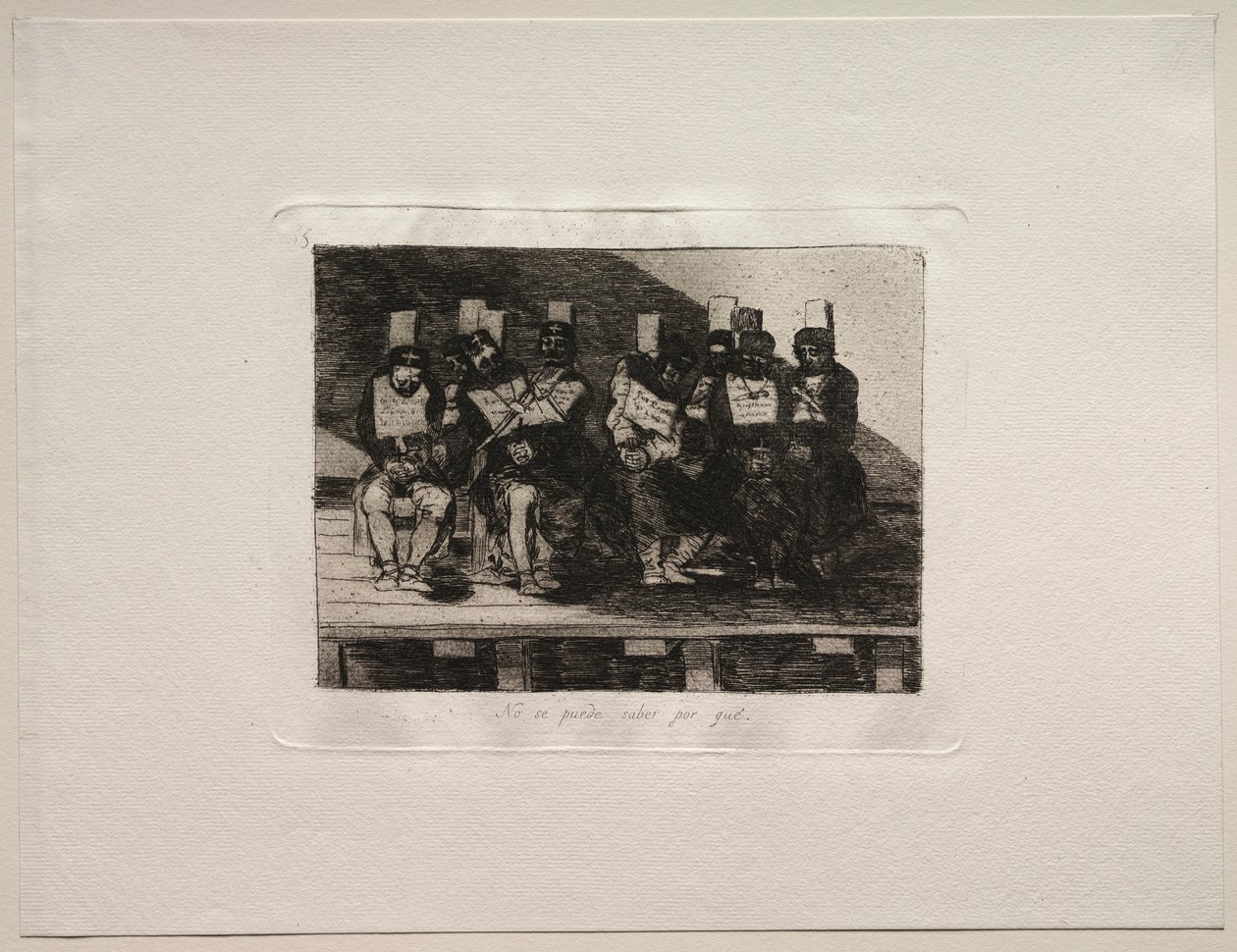 The Horrors of War: One Cant Tell Why. od Francisco de Goya