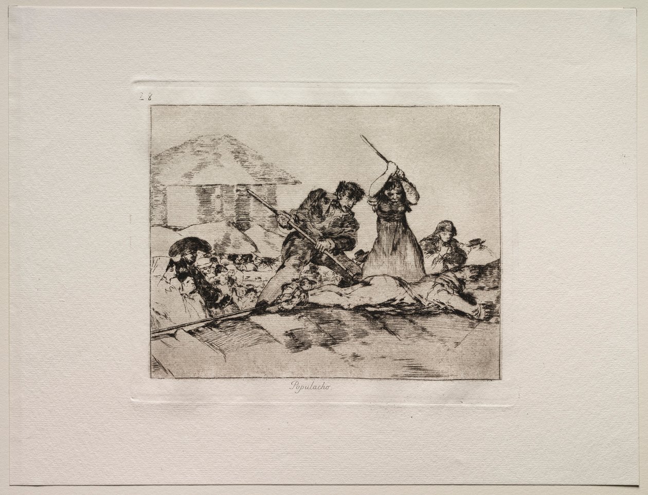 The Horrors of War: Rabble. od Francisco de Goya