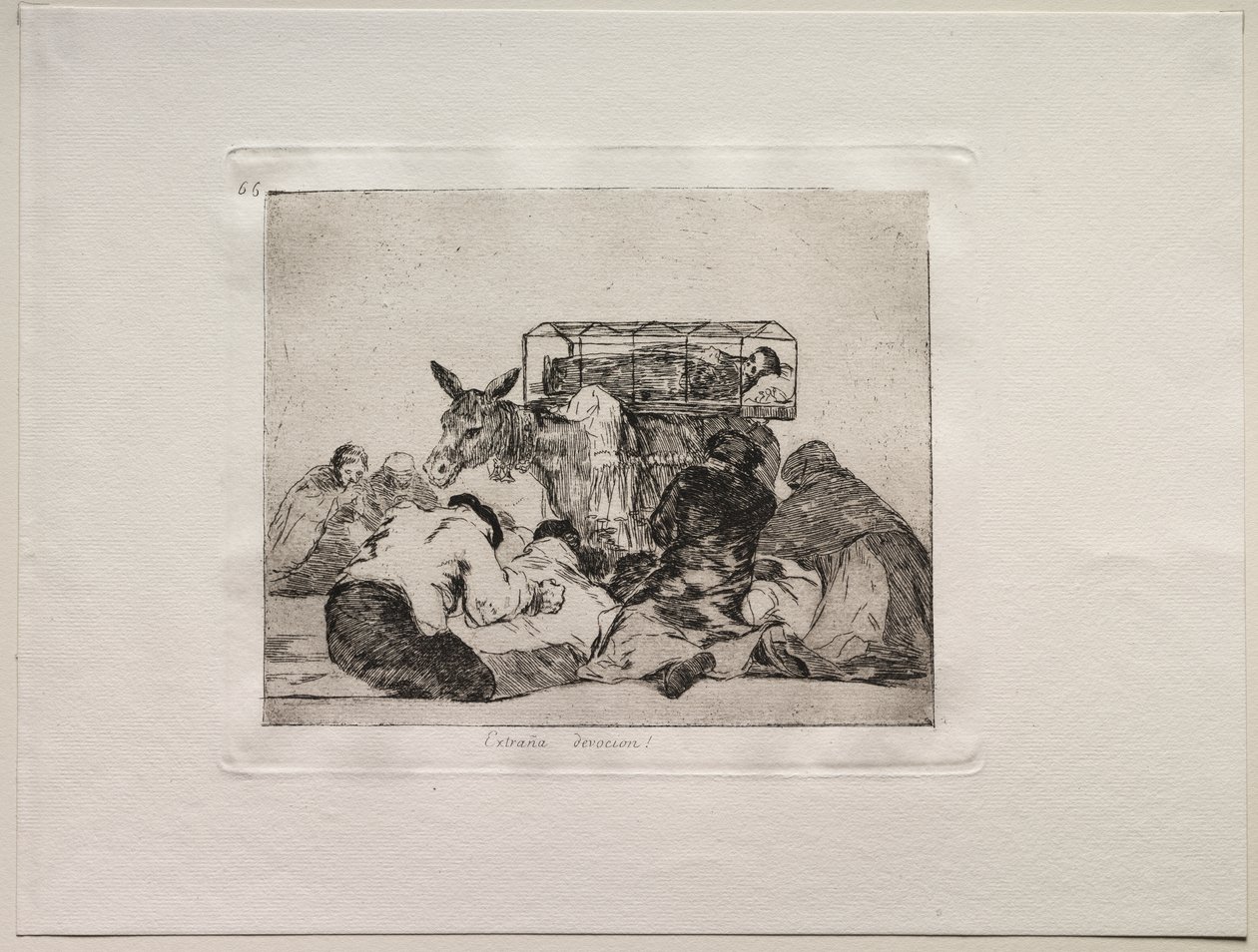 The Horrors of War: Strange Devotion! od Francisco de Goya