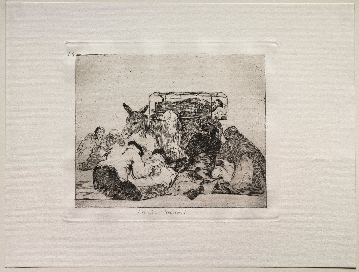 The Horrors of War: Strange Devotion!. od Francisco de Goya