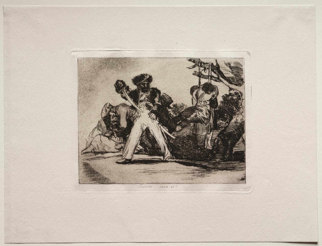 The Horrors of War: To je těžké!. od Francisco de Goya