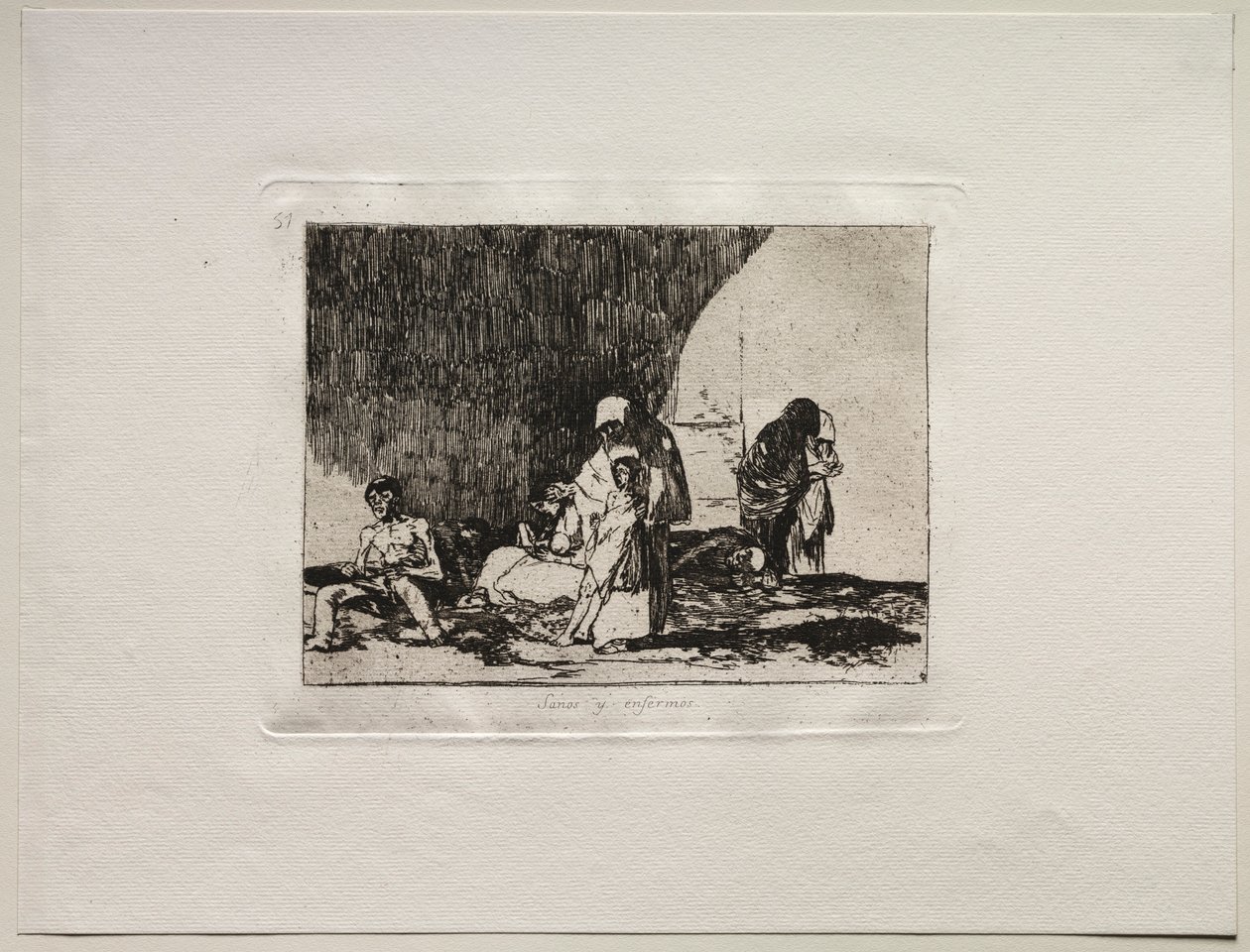 The Horrors of War: The Healthy and the Sick. od Francisco de Goya