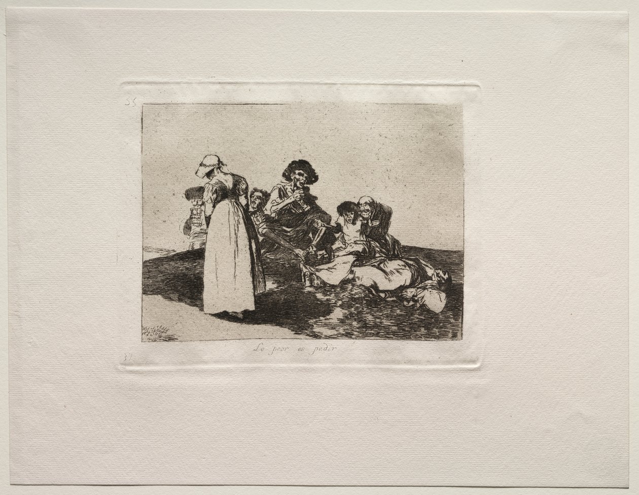 The Horrors of War: Nejhorší je žebrat od Francisco de Goya