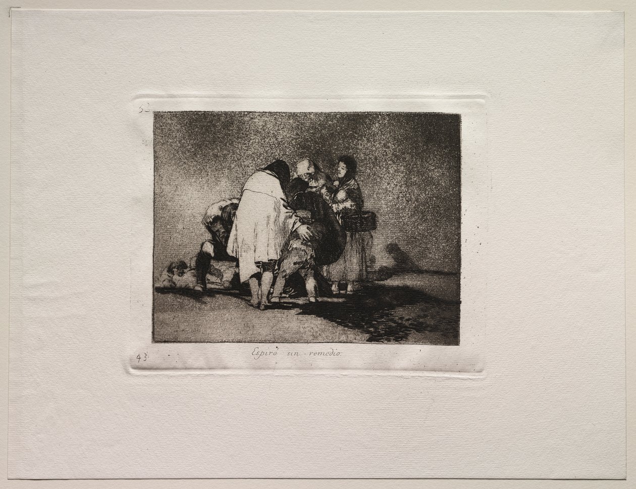 The Horrors of War: Nebylo co dělat a on zemřel od Francisco de Goya