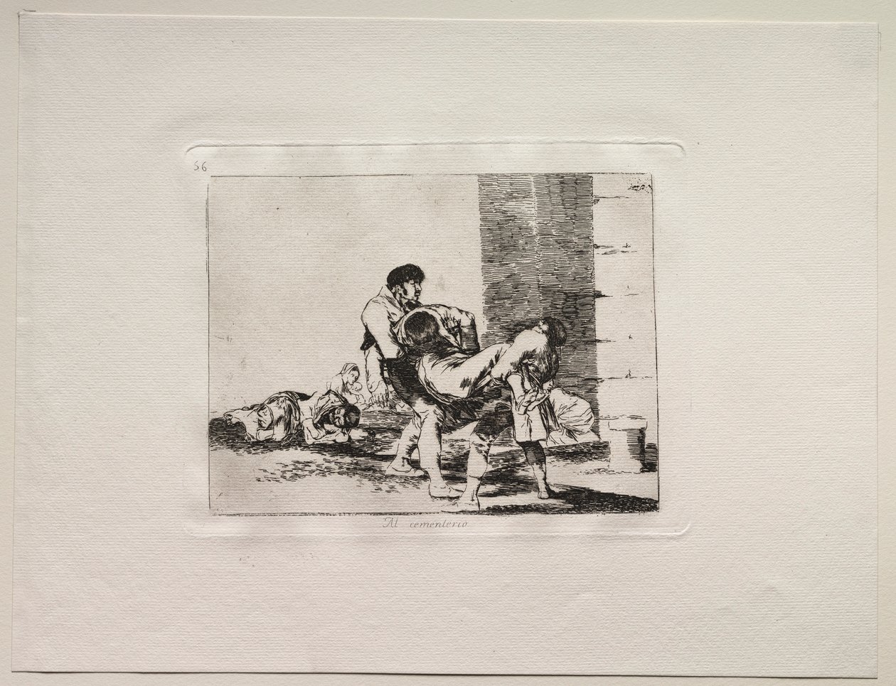 The Horrors of War: To The Cemetery. od Francisco de Goya