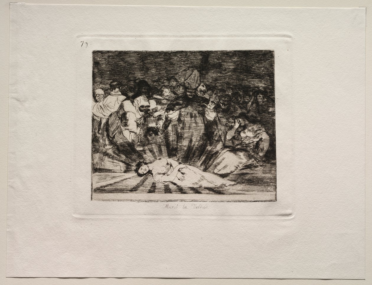 Hrůzy války: Pravda zemřela od Francisco de Goya