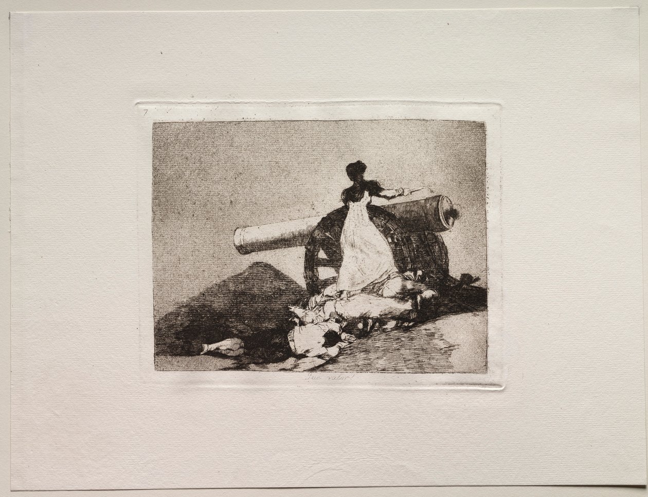 The Horrors of War: Jaká odvaha!. od Francisco de Goya