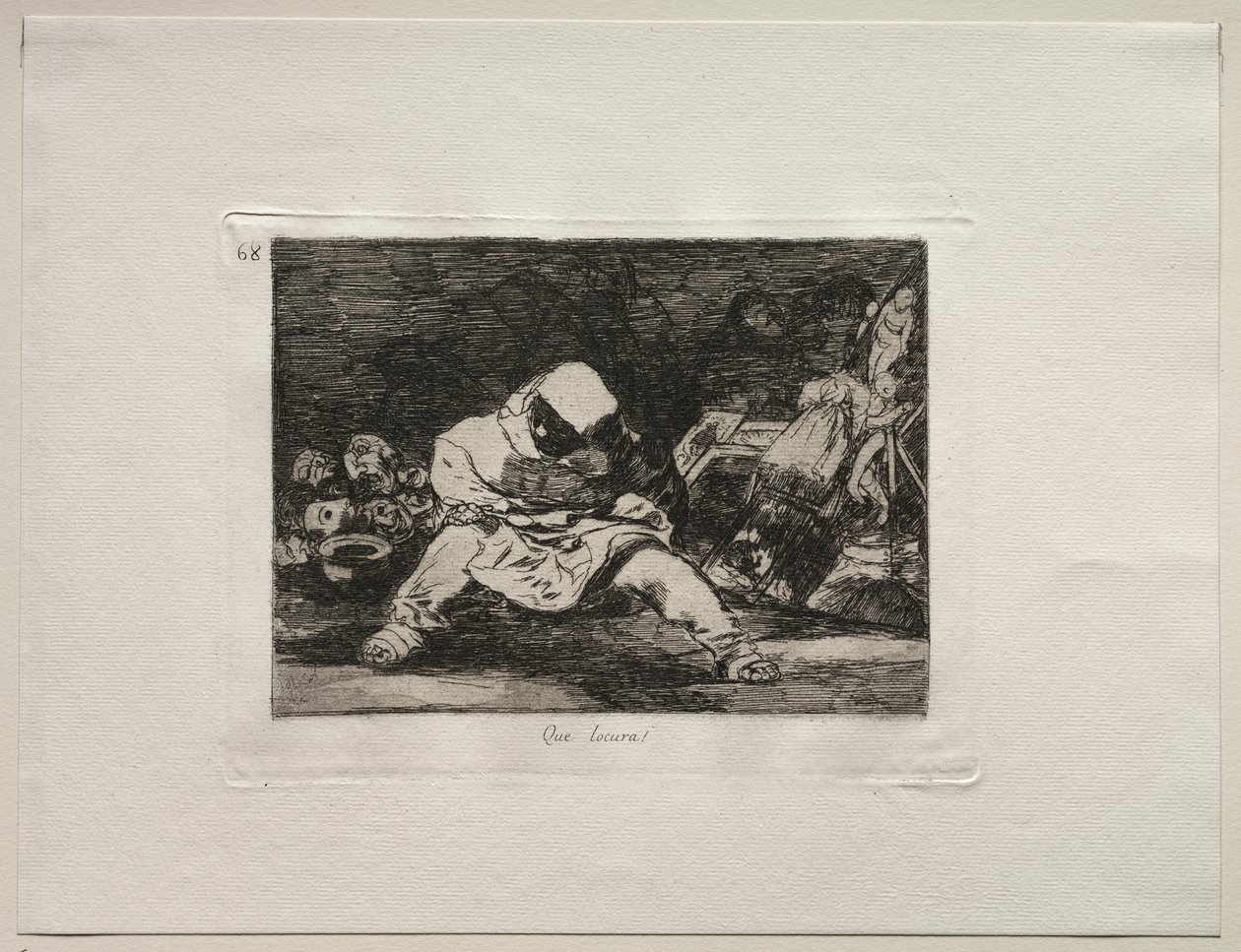 The Horrors of War: What Madness! od Francisco de Goya