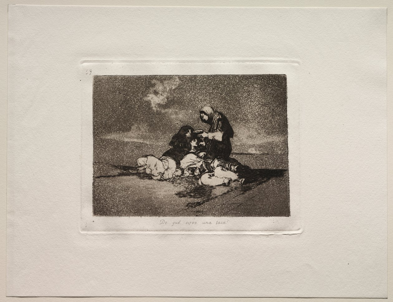 The Horrors of War: K čemu slouží pohár? od Francisco de Goya