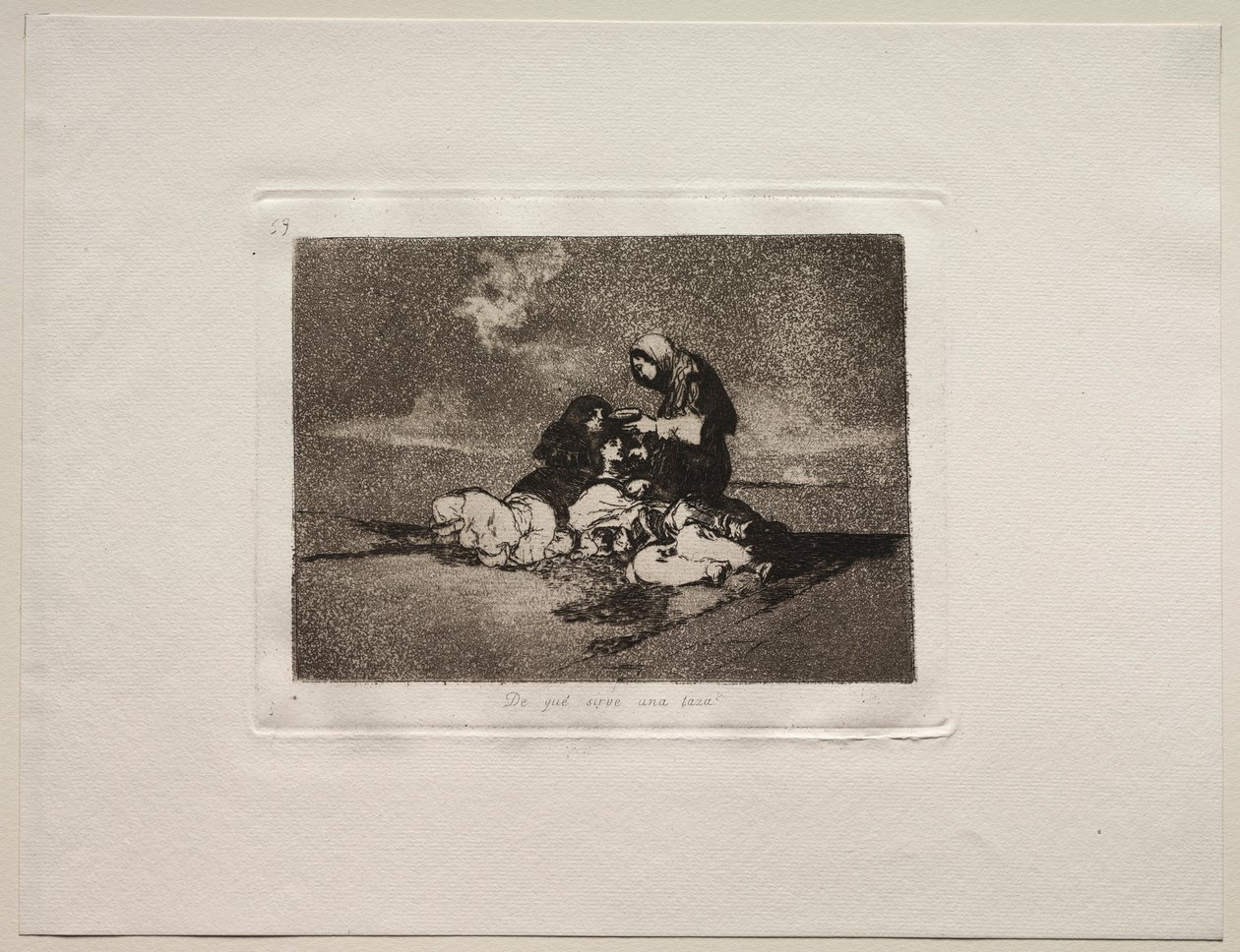 The Horrors of War: K čemu slouží pohár. od Francisco de Goya
