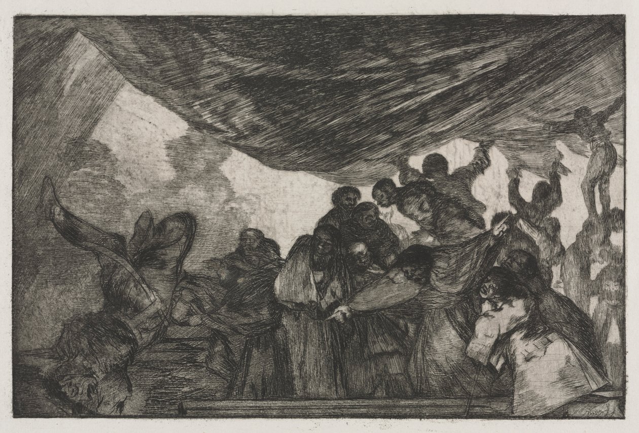 The Proverbs: Clear Folly, 1864. od Francisco de Goya