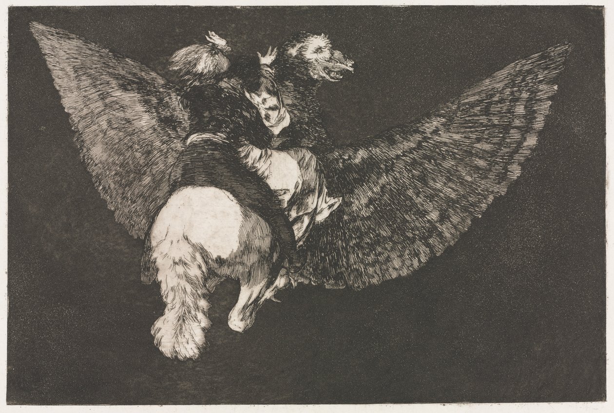 Přísloví: Létající bláznovství od Francisco de Goya