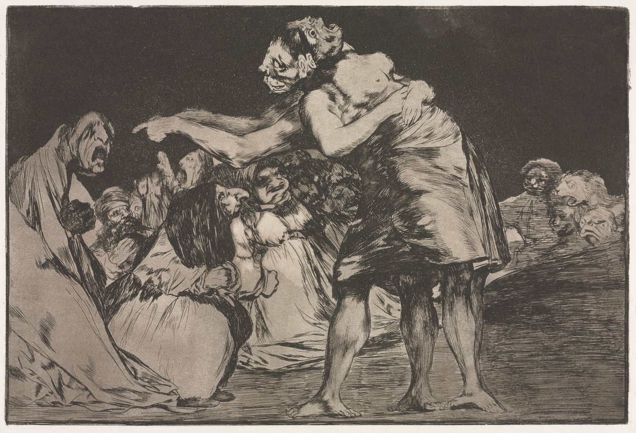 Přísloví: Manželské bláznovství od Francisco de Goya