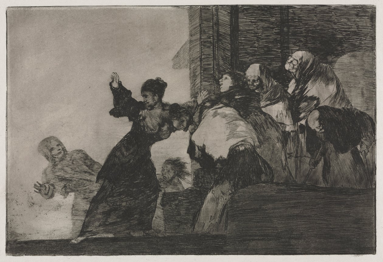 Přísloví: Ubohé bláznovství od Francisco de Goya