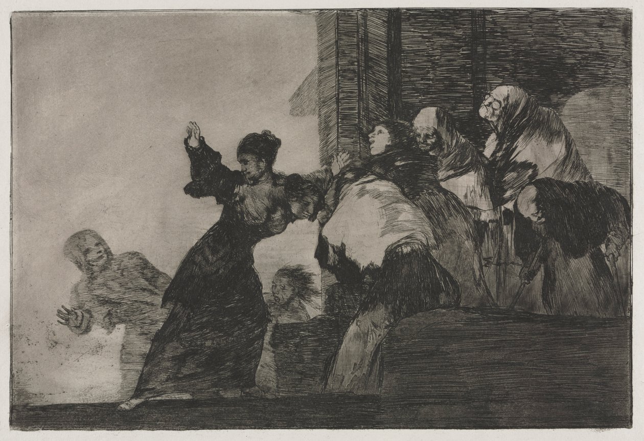 The Proverbs: Poor Folly, 1864. od Francisco de Goya