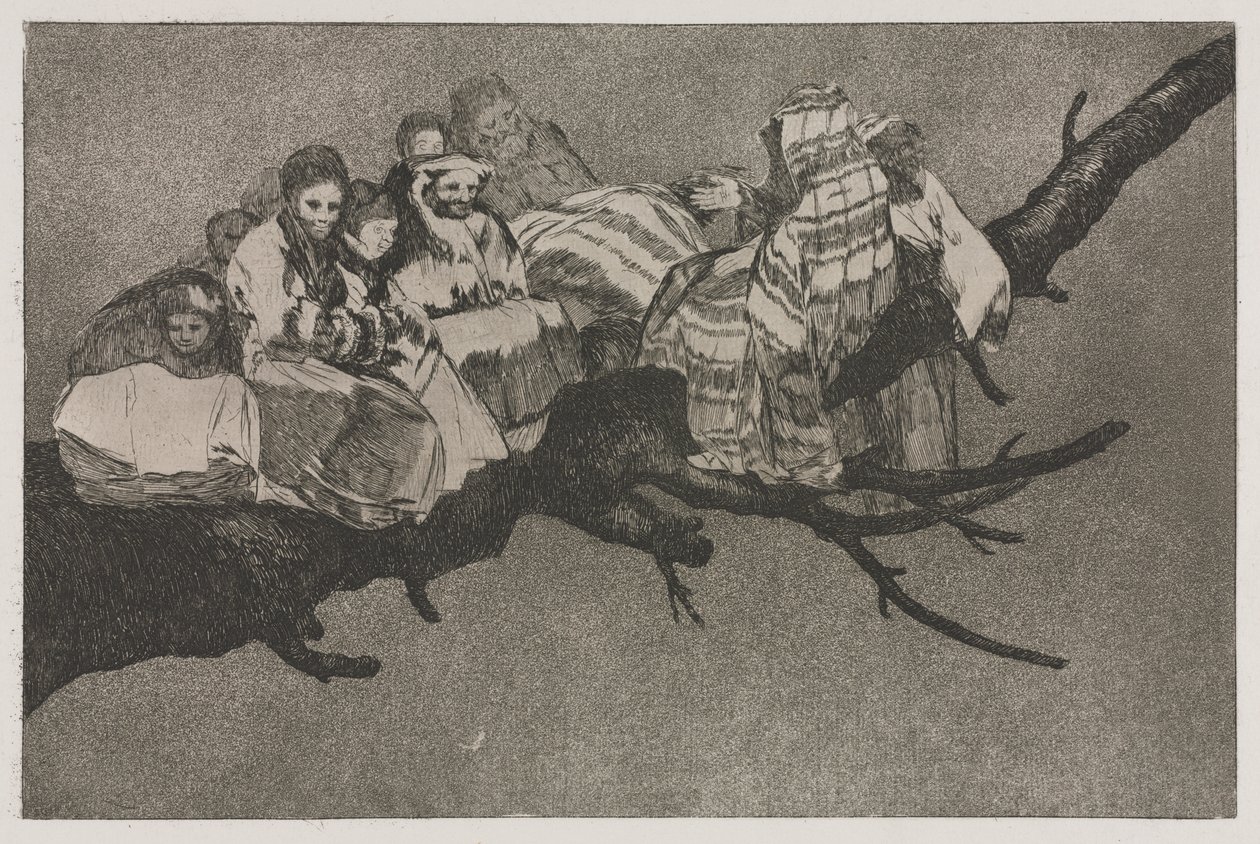 Přísloví: Směšná pošetilost od Francisco de Goya