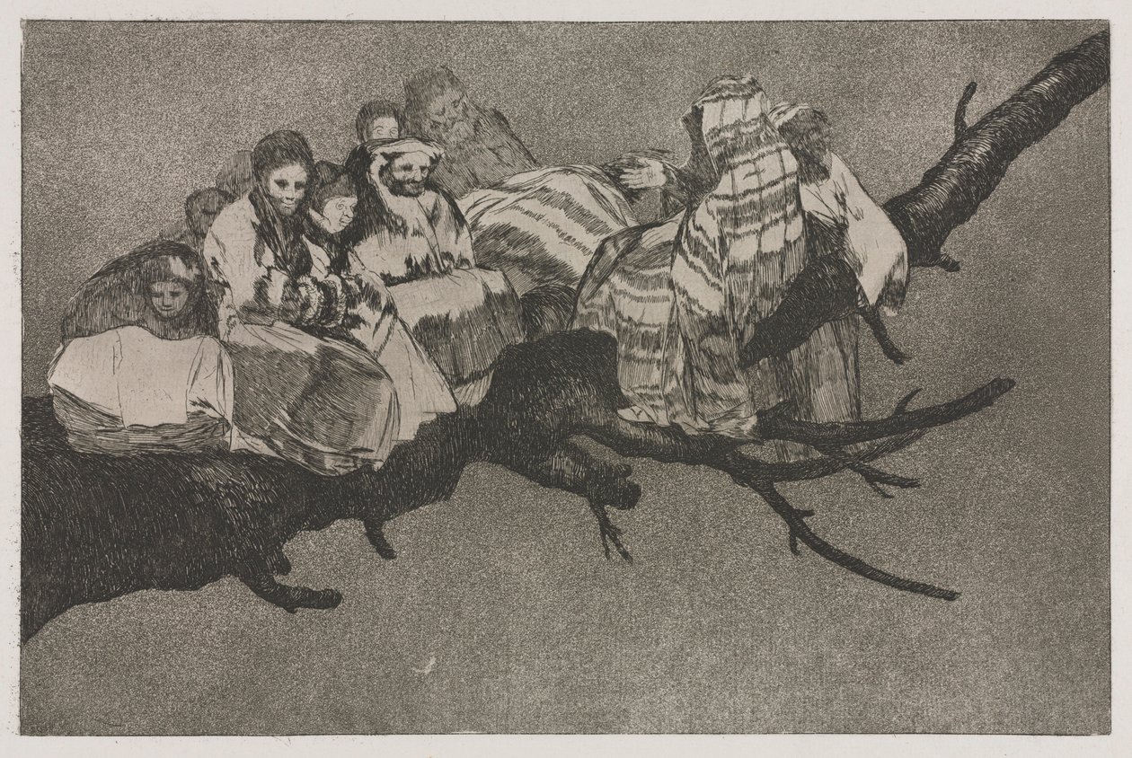 The Proverbs: Ridiculous Folly, 1864. od Francisco de Goya