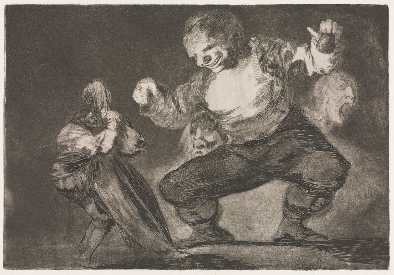 Přísloví: Simpleton od Francisco de Goya