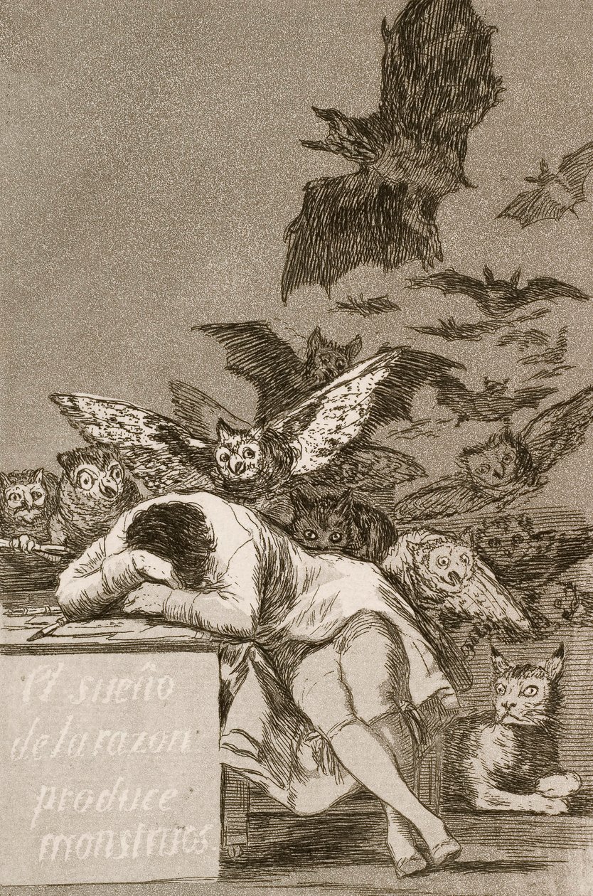 The Sleep of Reason produkuje Monstra od Francisca Goyi od Francisco de Goya