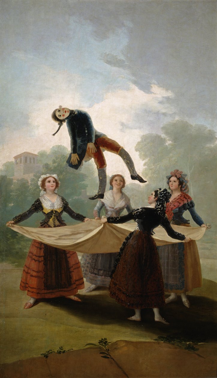Slaměný panáček El Pelele, 1791-1792 od Francisco de Goya
