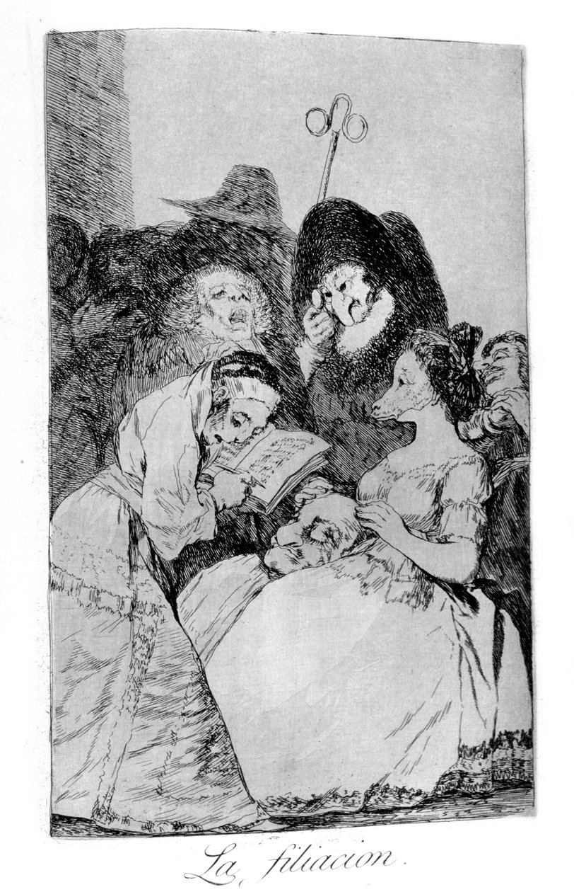 Filiation, 1799 od Francisco de Goya
