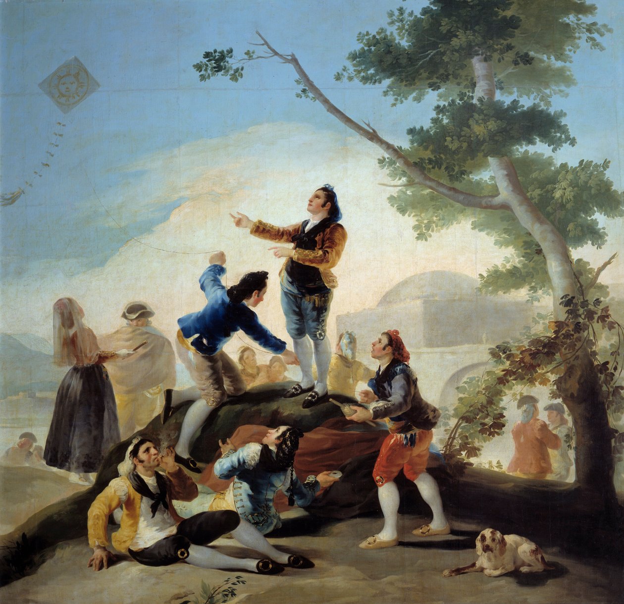 Létající jelen. Obraz Francisco De Goya (1746-1828) od Francisco de Goya