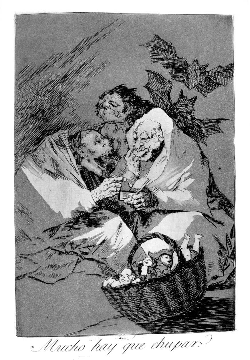 Je toho hodně k sání, 1799 od Francisco de Goya