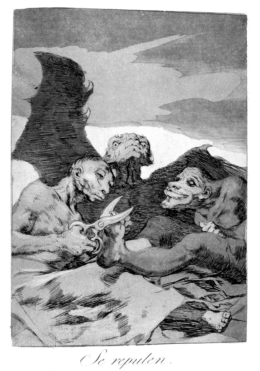 Zkrášlili se, 1799 od Francisco de Goya