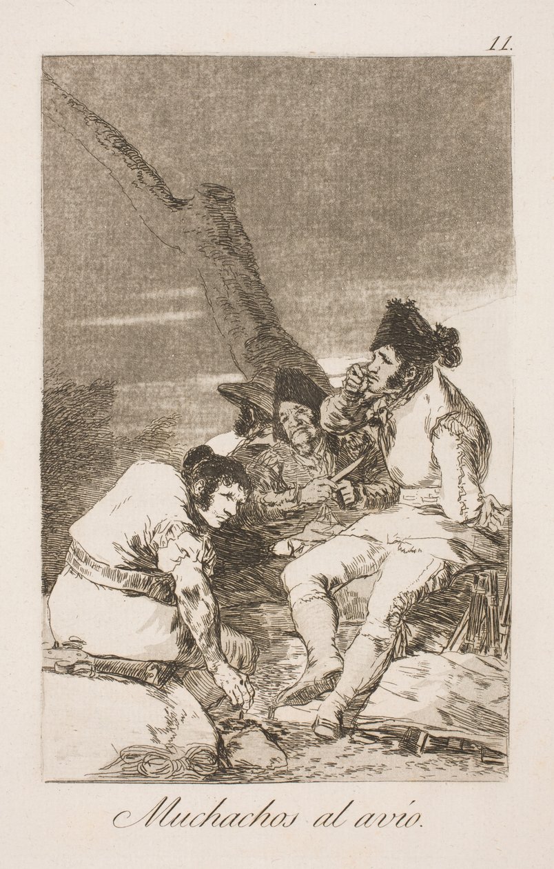 Do práce chlapci od Francisco de Goya