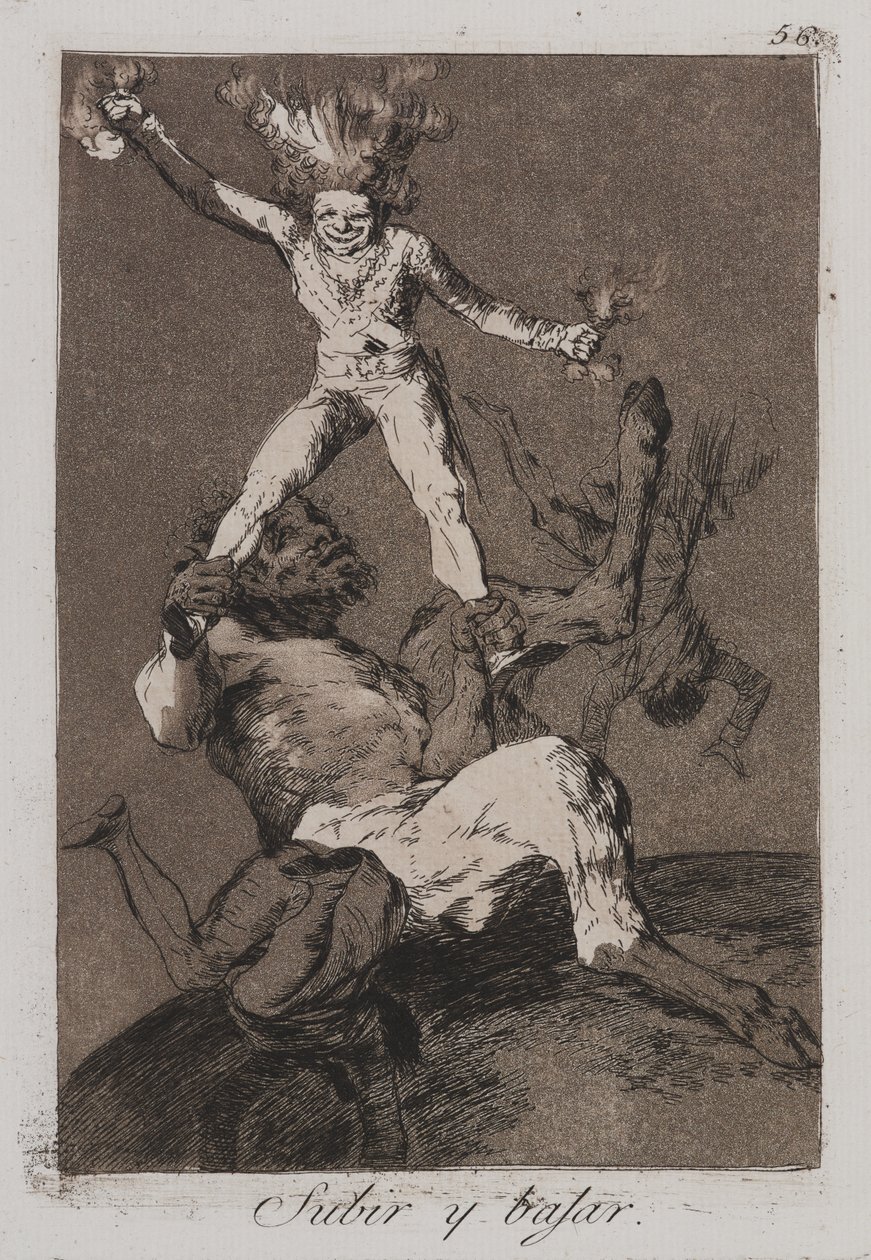 K vzestupu a pádu od Francisco de Goya
