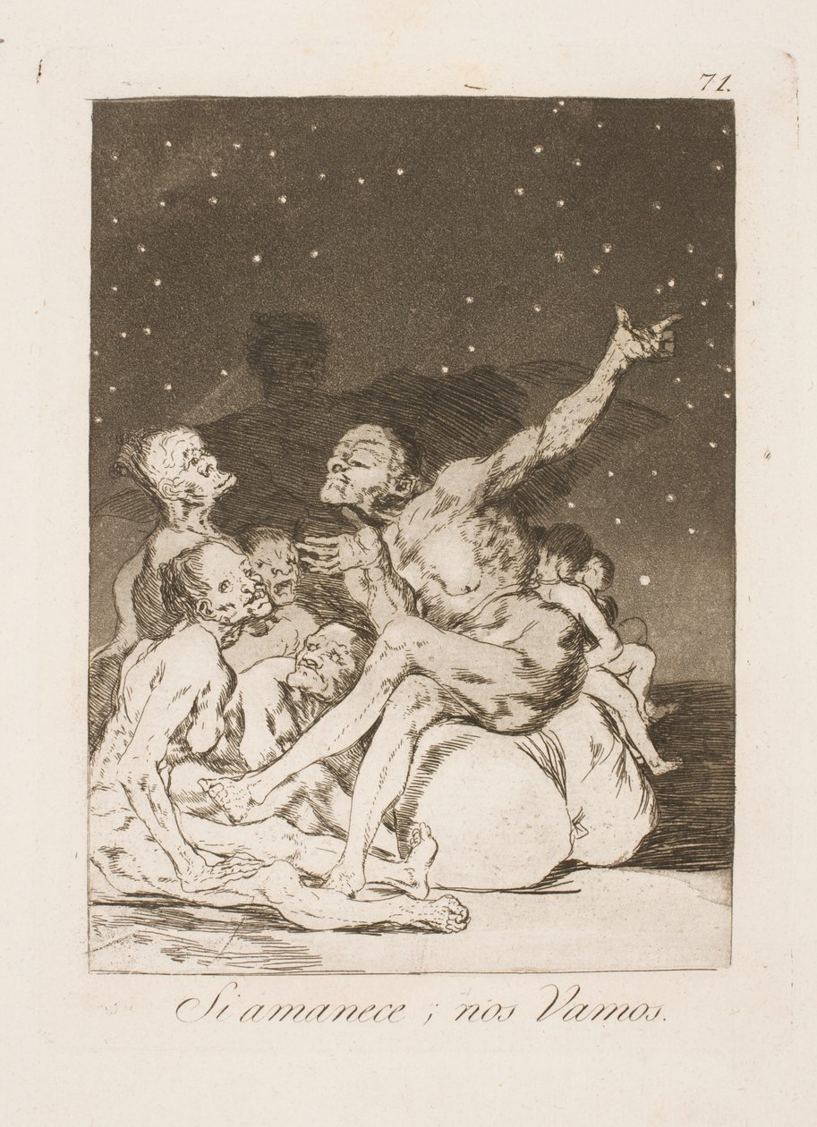 Za úsvitu musíme odejít od Francisco de Goya