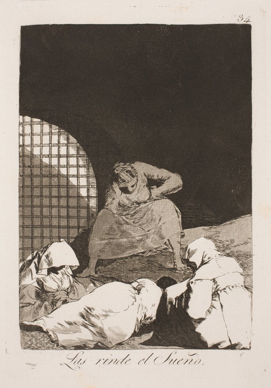 Nebuďte je, spánek může být jejich jedinou útěchou od Francisco de Goya